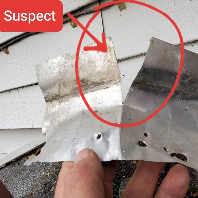 Cheap flashing causes roof leaks (3)