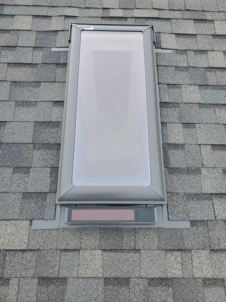 Velux Solar Powered Skylight Installation in Trenton Michigan (1)