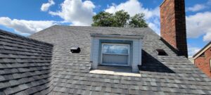 New Georgetown Gray CertainTeed Landmark Pro Roof installed in Wyandotte.
