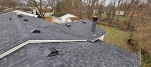 New Moire Black CertainTeed Landmark Pro Roof installed in Plymouth.