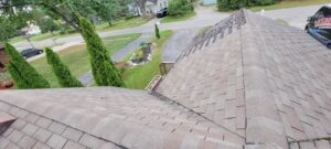 New Weathered Wood CertainTeed Landmark Pro Roof installed in Livonia.